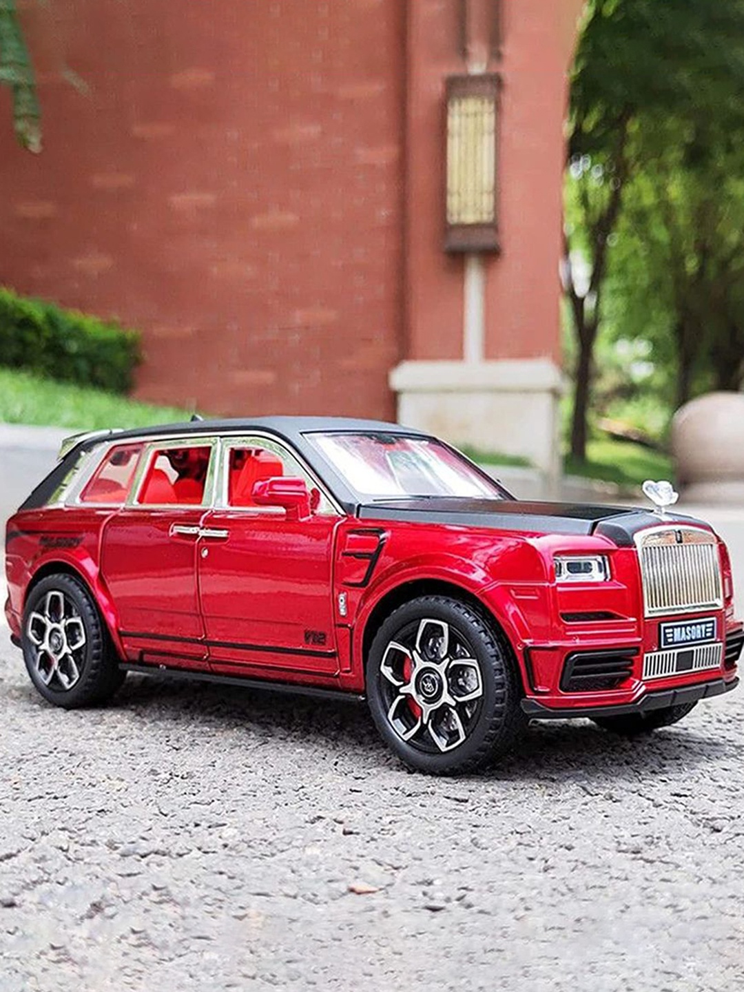 

DEZICON Diecast Metal Cullinan Mansory Model Toy Car, Red