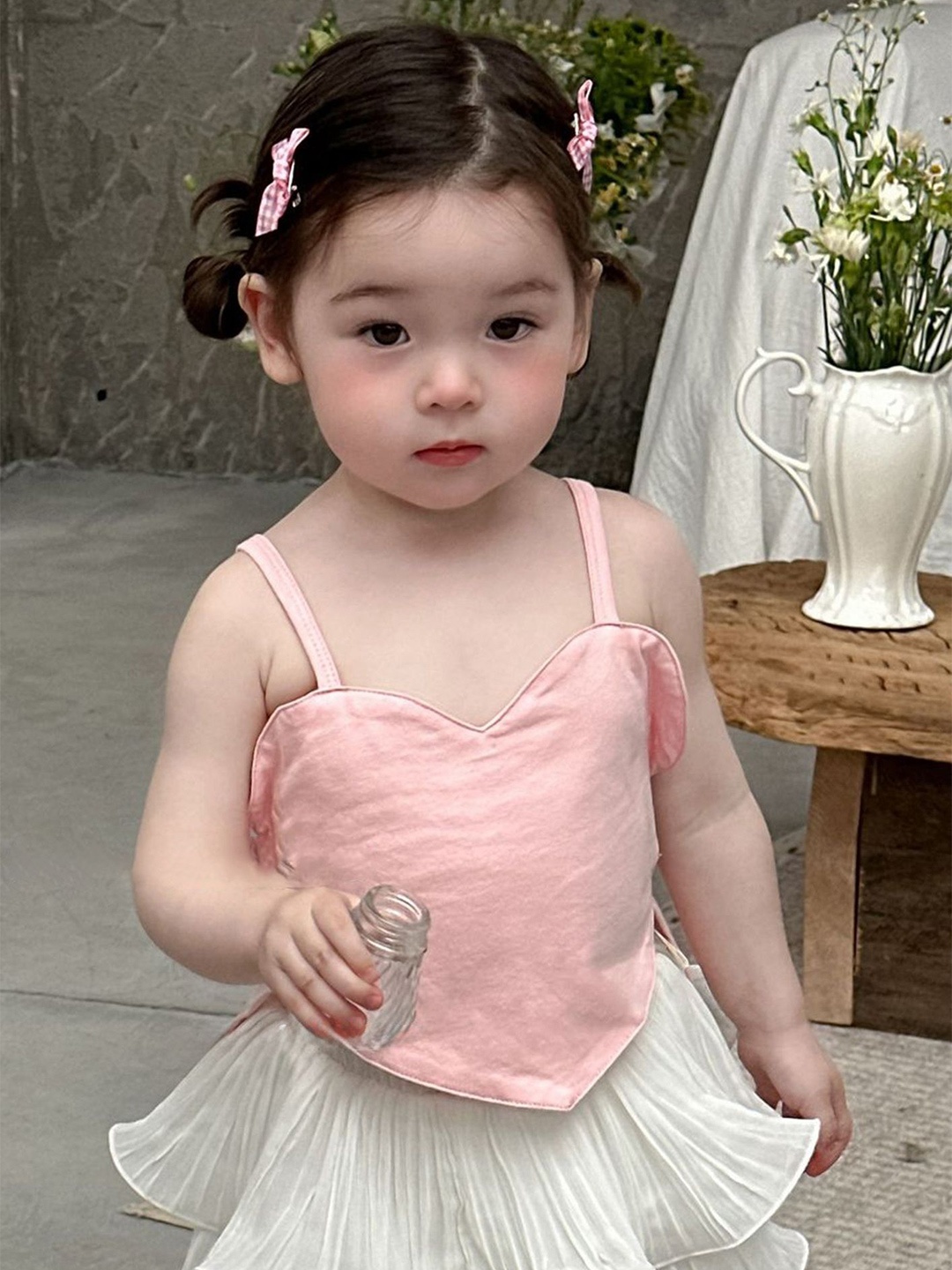 

LULU & SKY Cotton Top, Pink