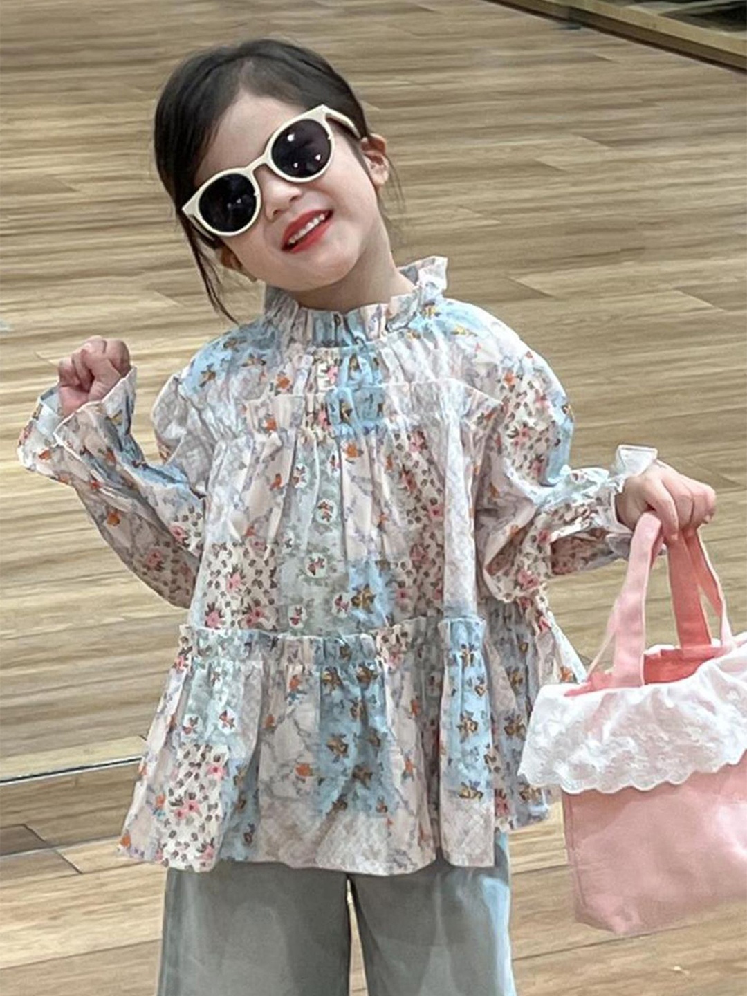 

LULU & SKY Floral Print Top, Multi