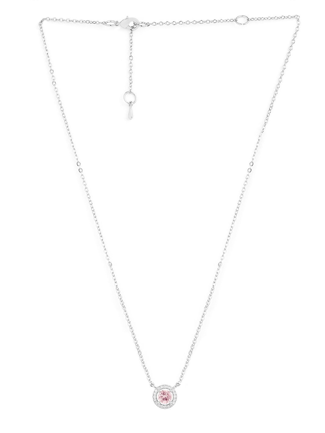 

MINUTIAE Brass Silver-Plated Necklace