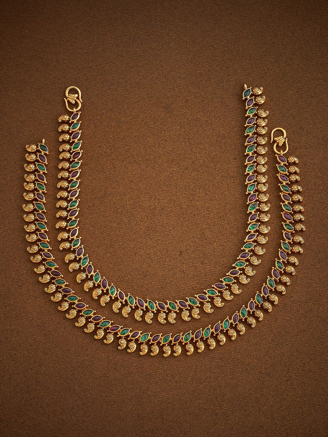 

Kushal's Fashion Jewellery Gold-Plated Anklet