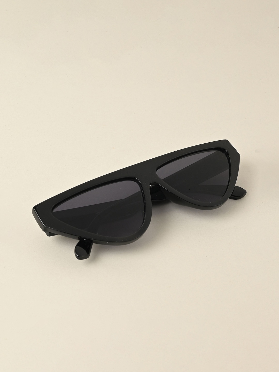 

IDOR Women Cateye Sunglasses with UV Protected Lens, Black