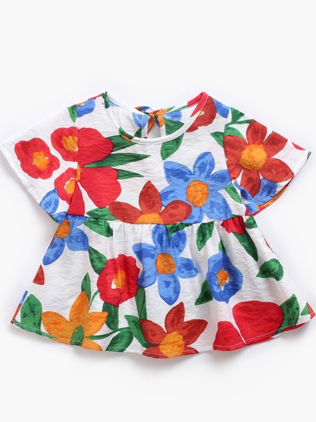 

LULU & SKY Girls Printed Top with Pyjamas, White