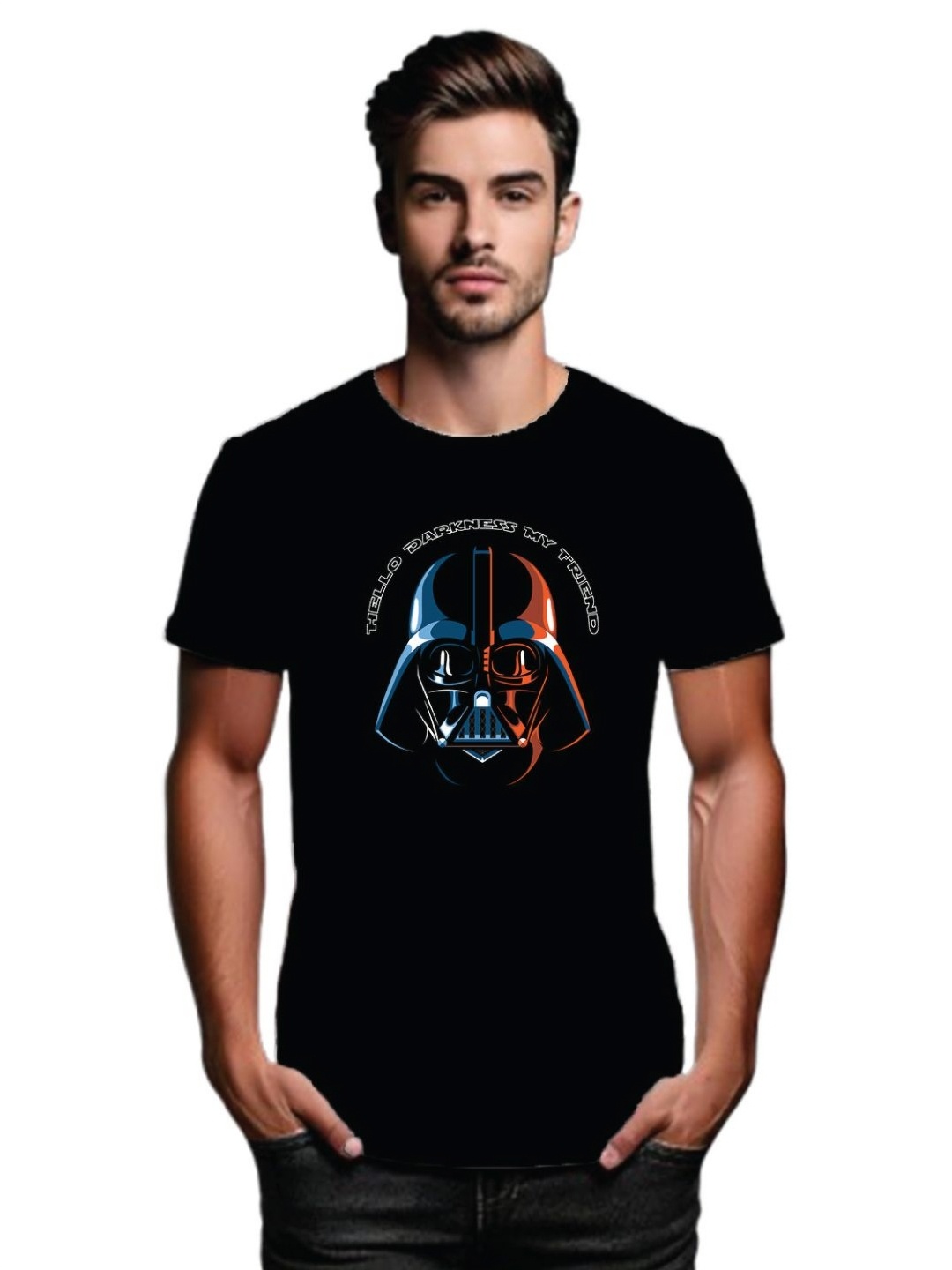 

Tantra Men Typography Printed Applique T-shirt, Black