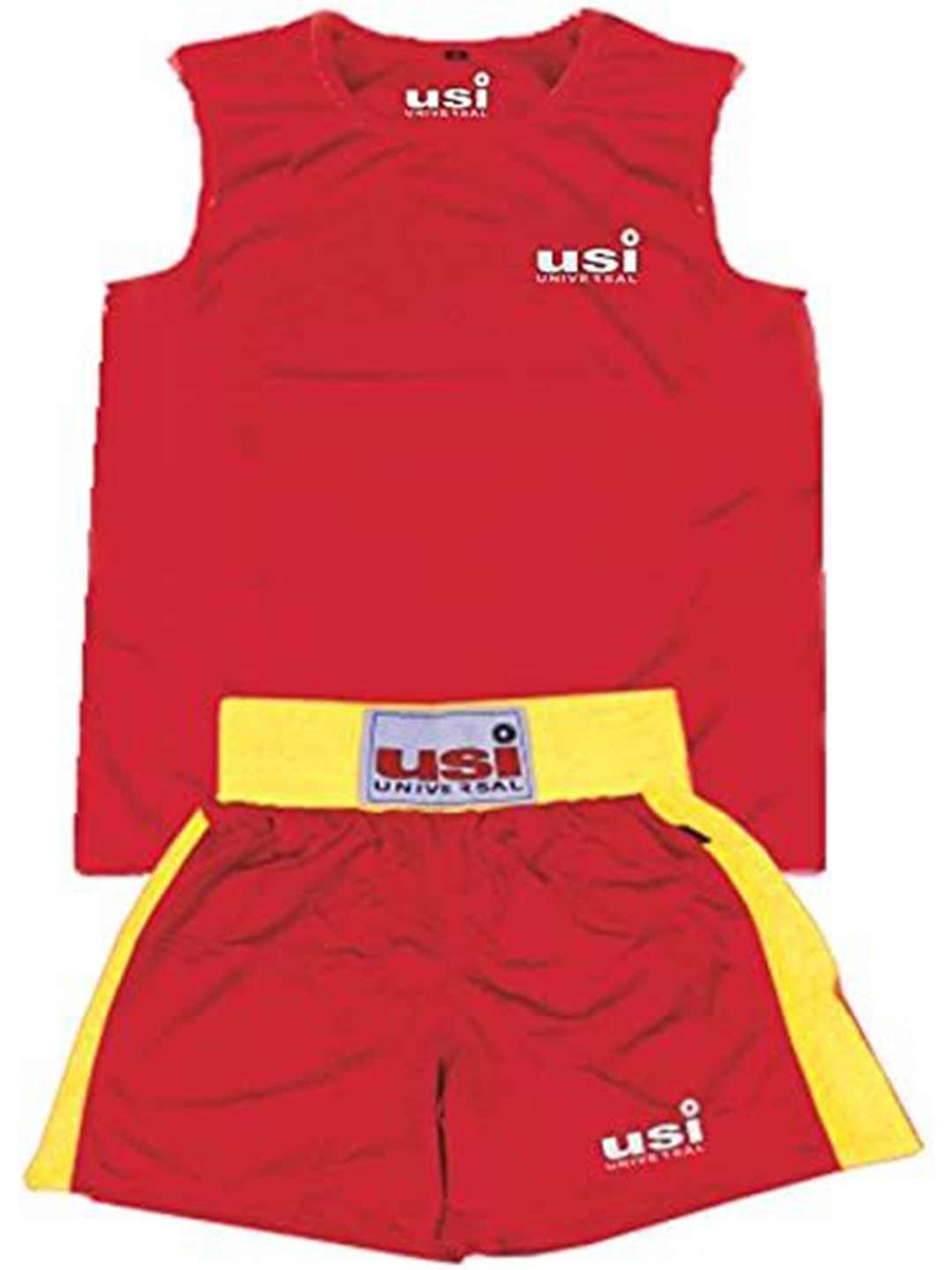 

USI UNIVERSAL THE UNBEATABLE Men Top with Shorts, Red