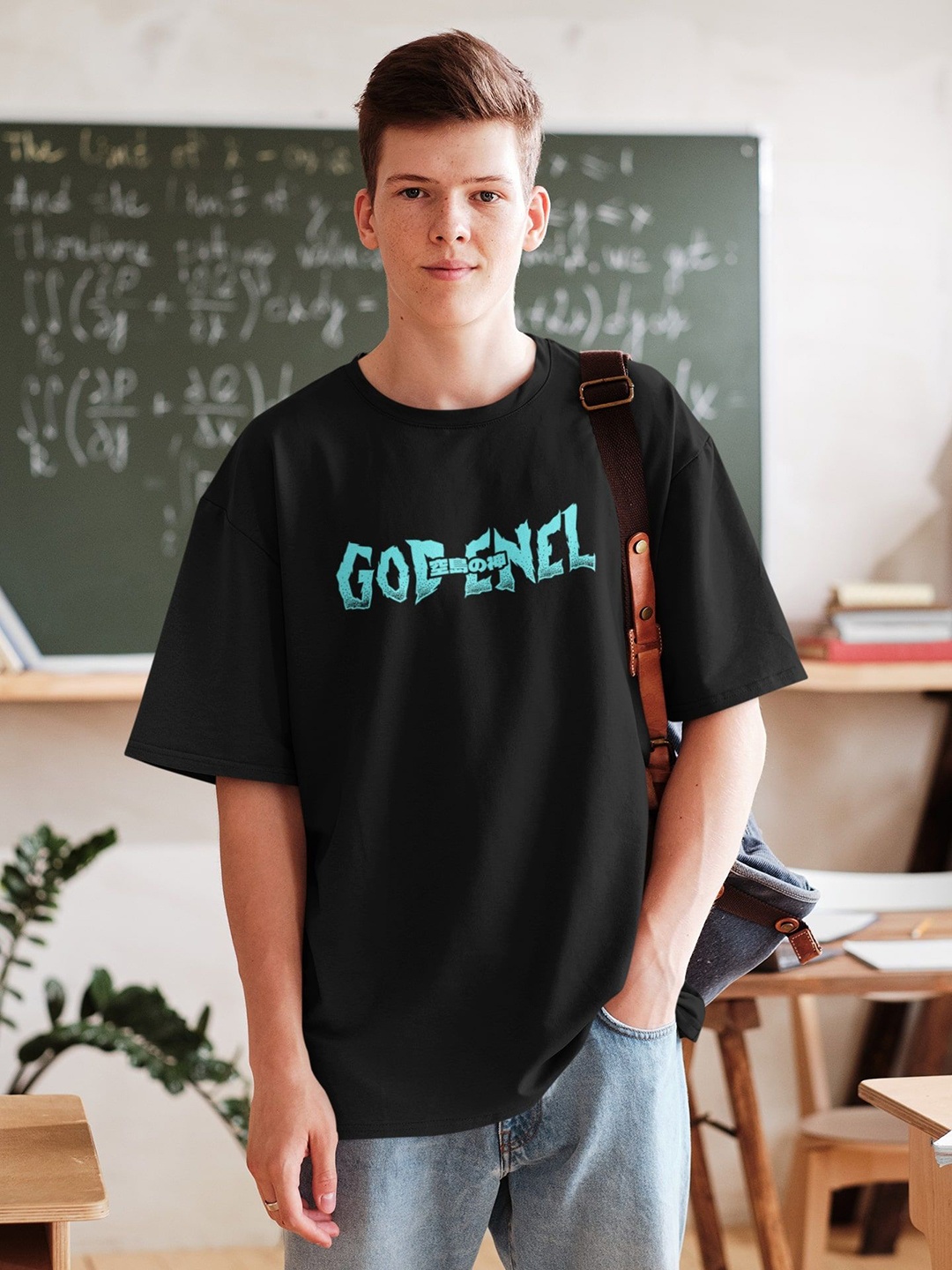 

Edyssa Men Printed T-shirt, Black