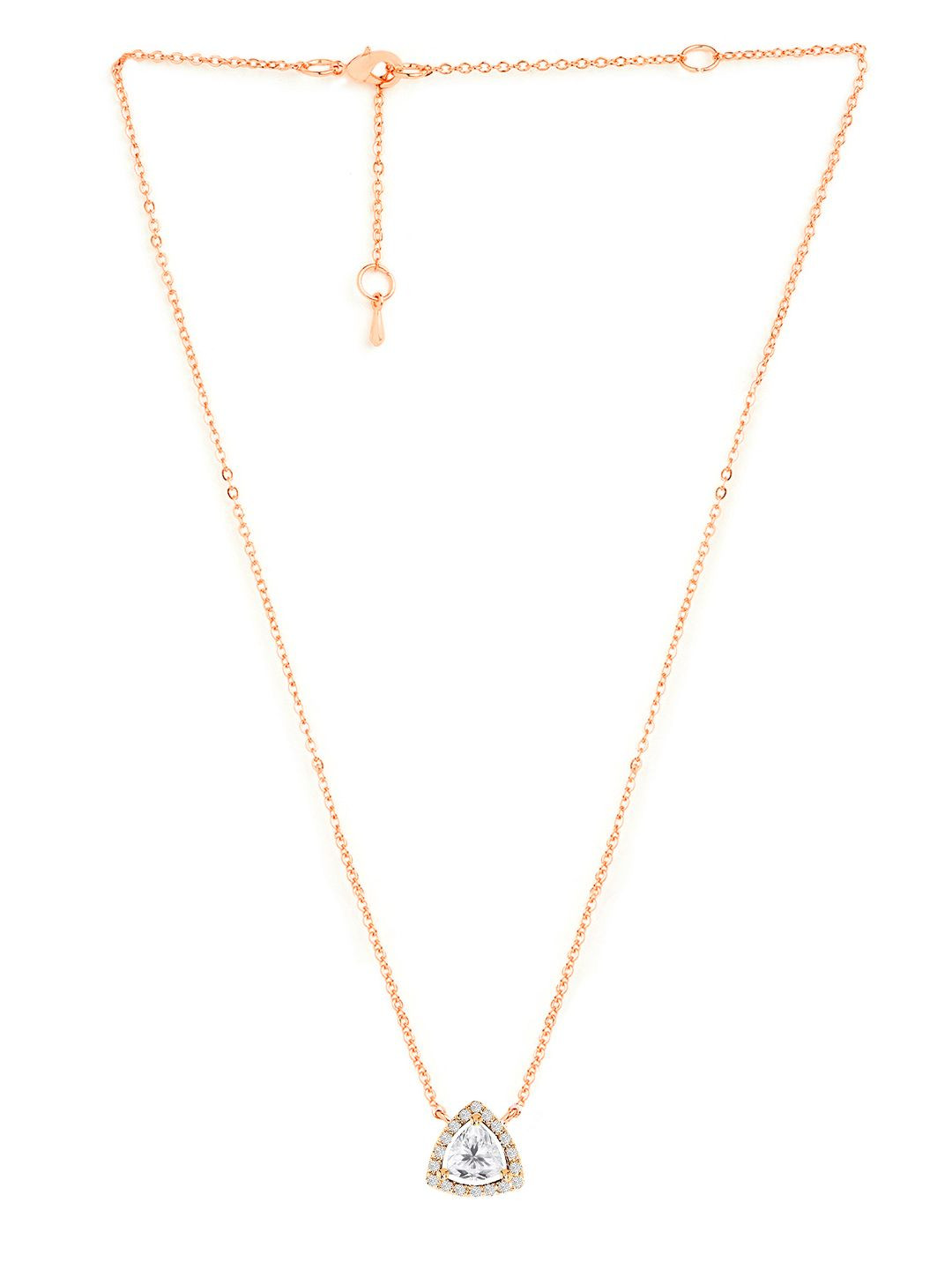 

MINUTIAE Brass Rose Gold-Plated Necklace