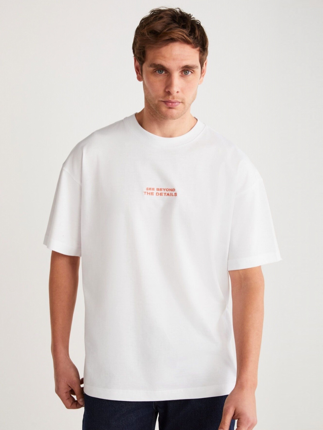 

GRIMELANGE Men Typography T-shirt, Na