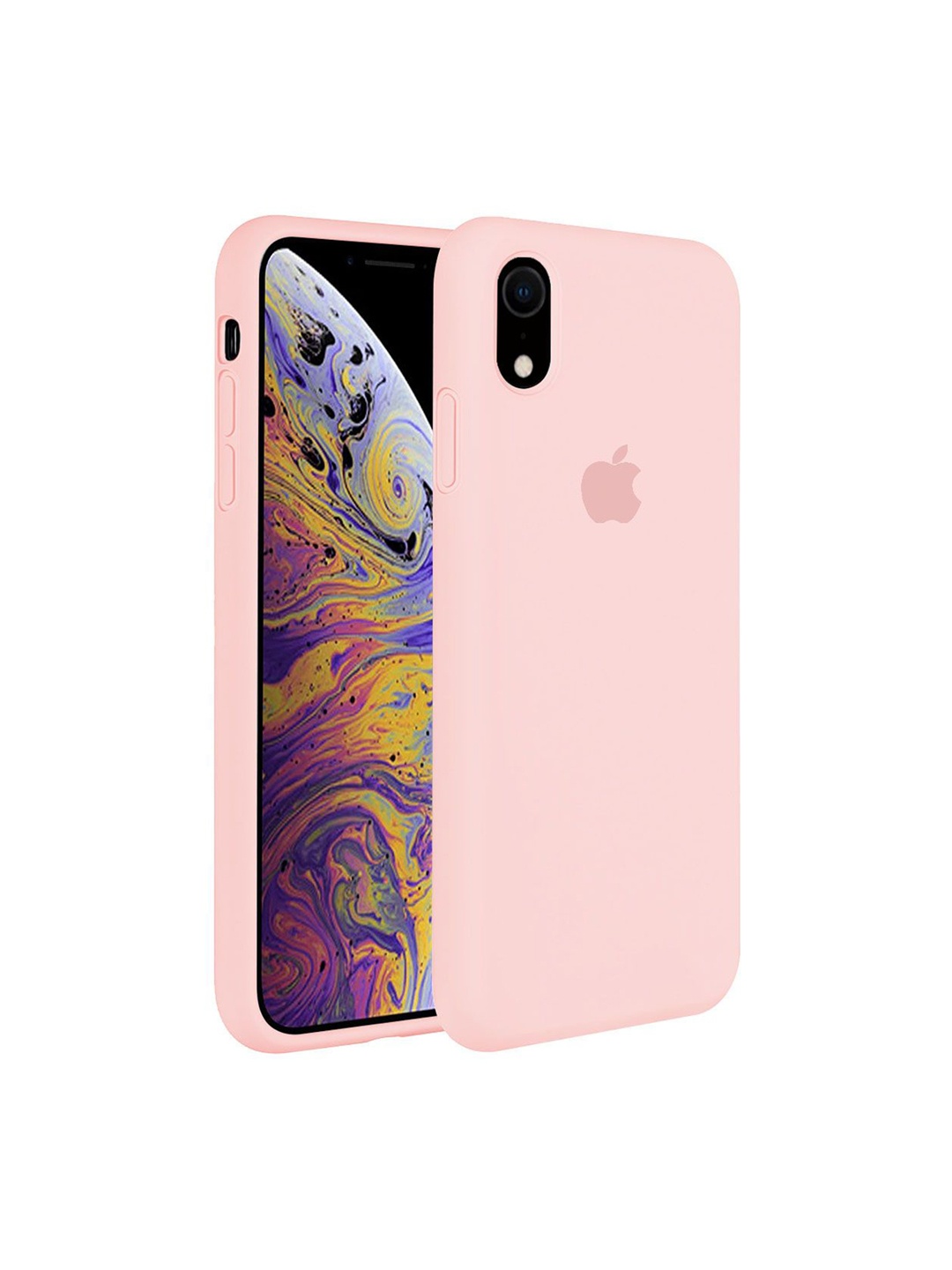

LIRAMARK Solid Printed iPhone XR Back Case Mobile Accessories, Pink