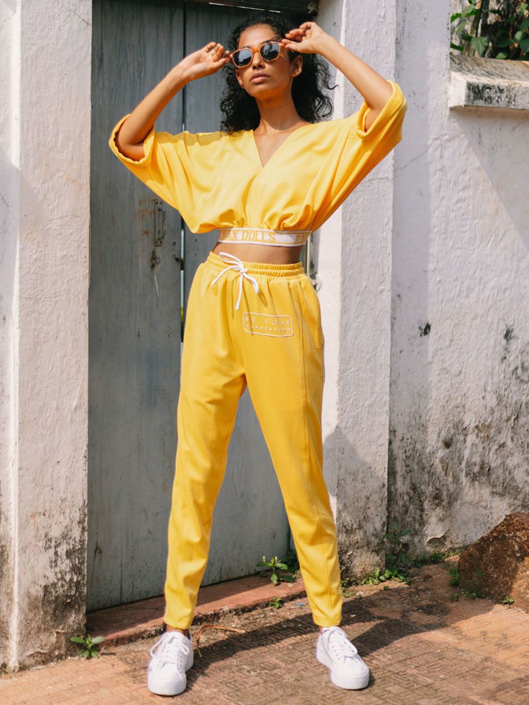 

HOUSE OF FETT Top & Trousers Co-Ords, Yellow