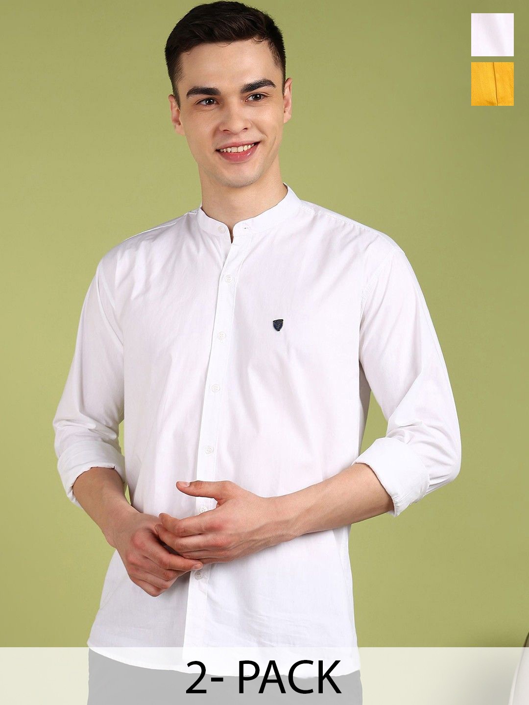 

PulseIQ Men Slim Fit Opaque Casual Shirt, Multi