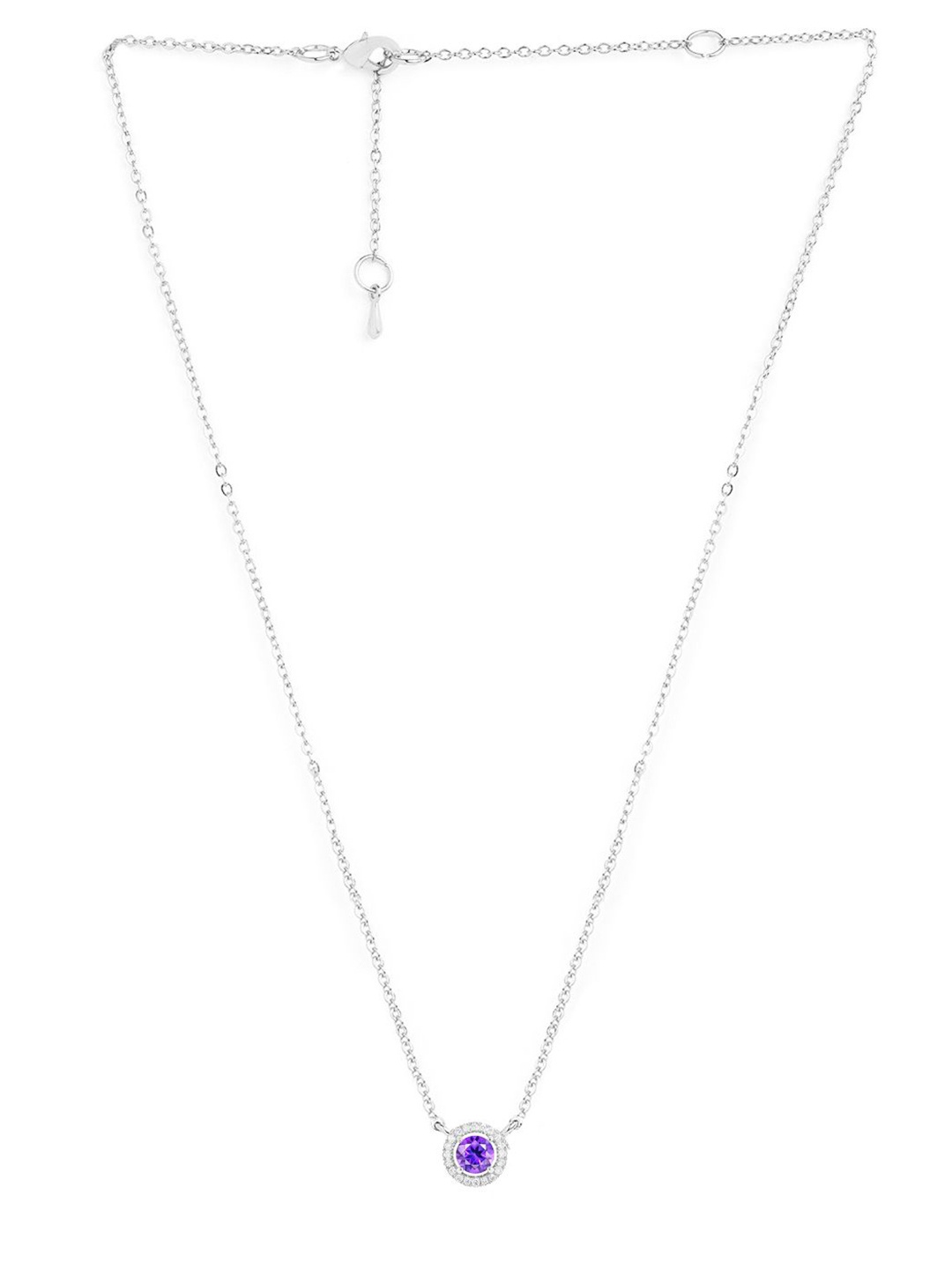 

MINUTIAE Brass Silver-Plated Necklace