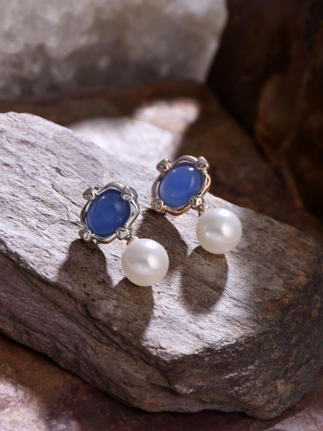 

Reenisaa Classic Drop Earrings, Blue