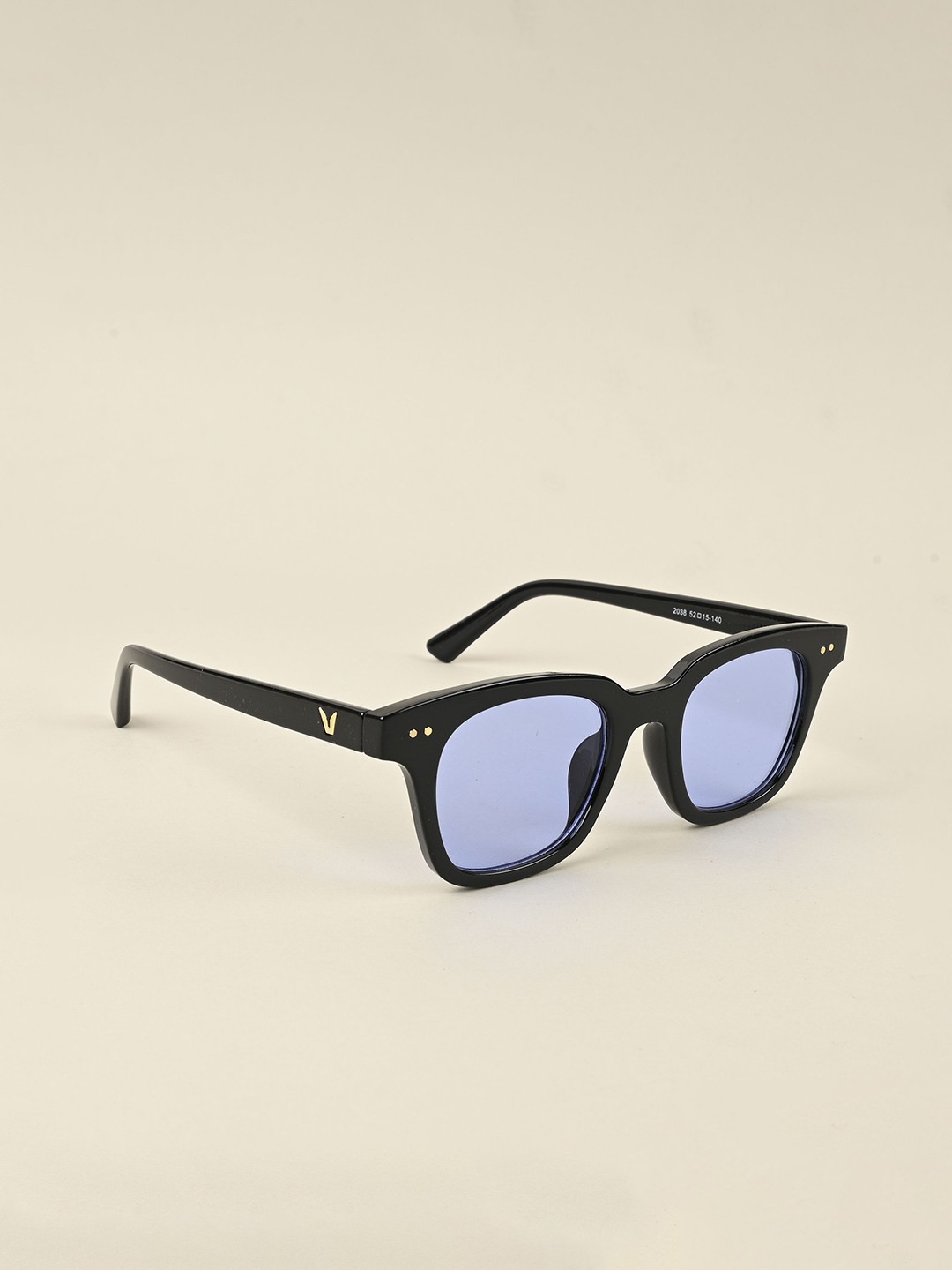 

IDOR Unisex Square Sunglasses with UV Protected Lens, Blue