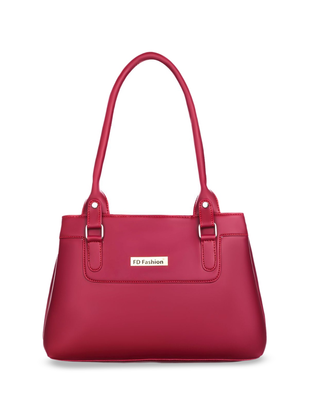 

FD Fashion PU Structured Shoulder Bag, Maroon