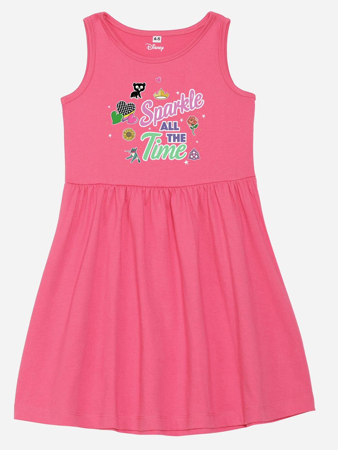 

Wear Your Mind Print Fit & Flare Dress, Pink
