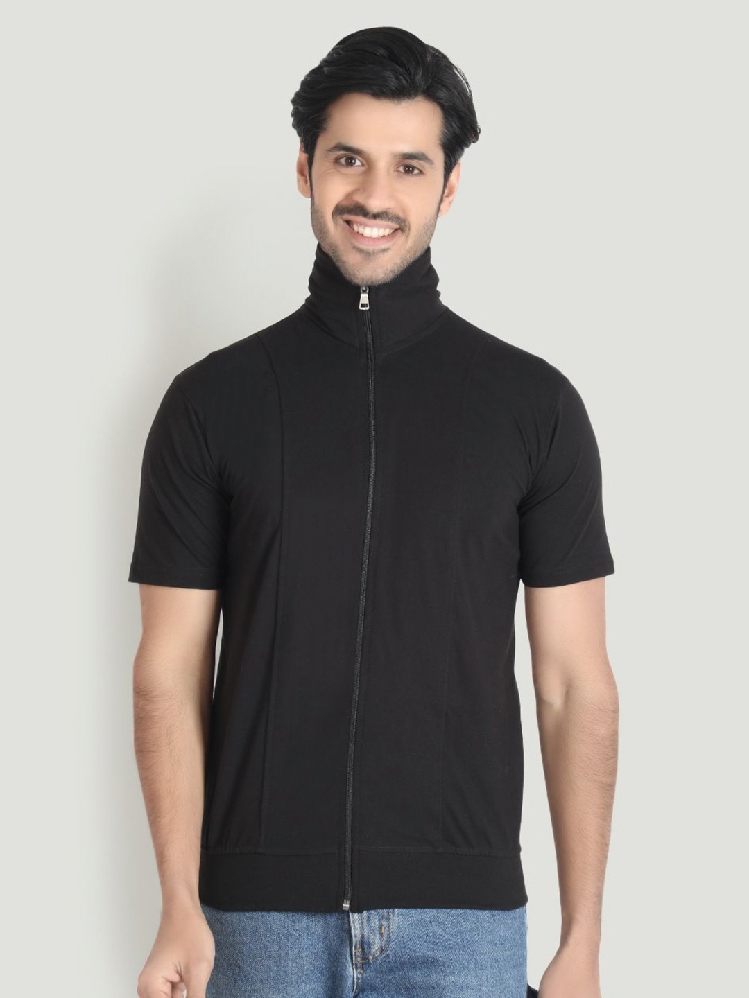 

Black Collection Men High Neck T-shirt
