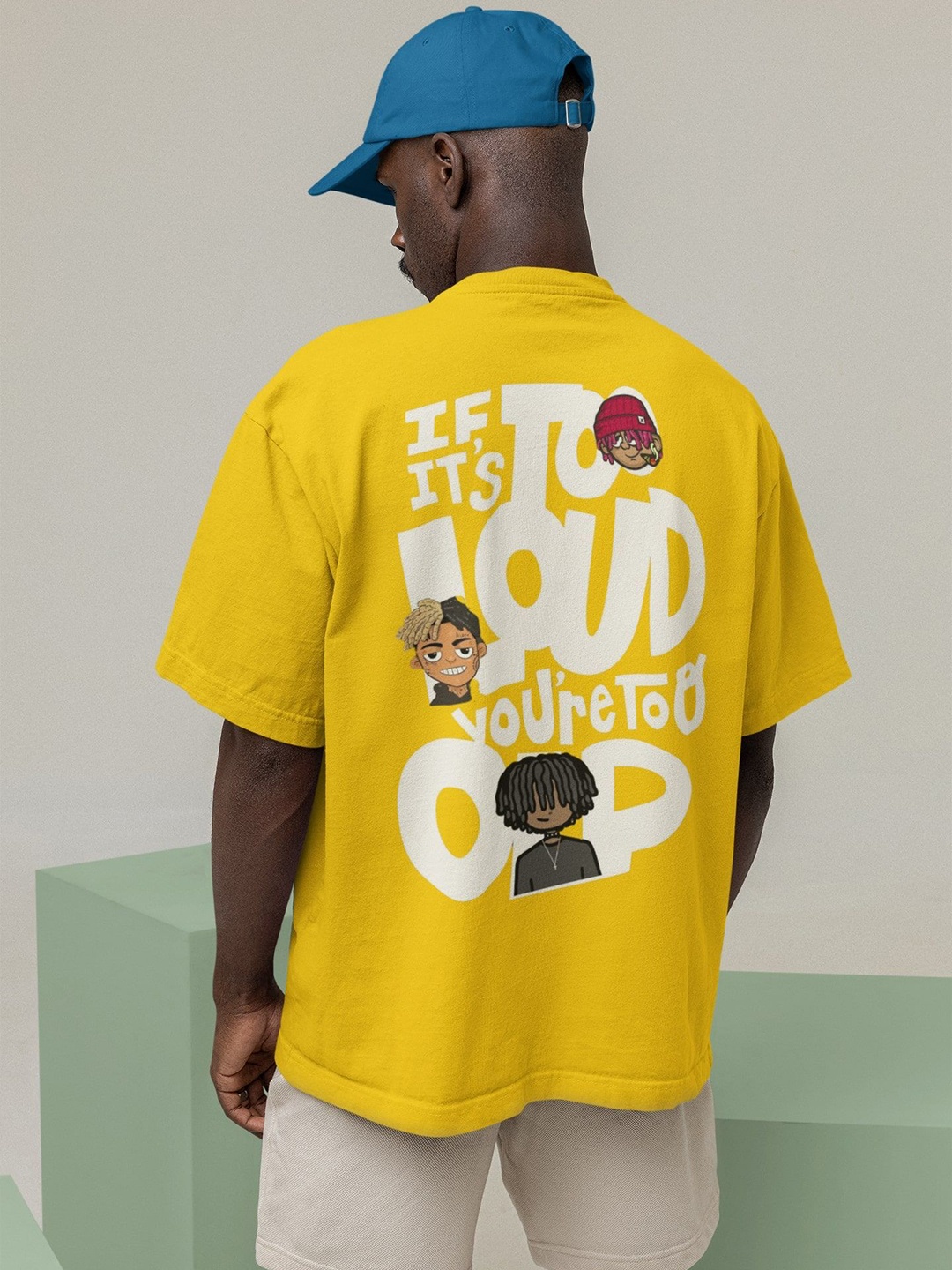 

Edyssa Men Printed T-shirt, Yellow