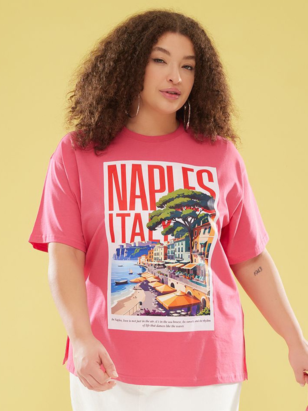 

Trendyol Women Printed Applique T-shirt, Na
