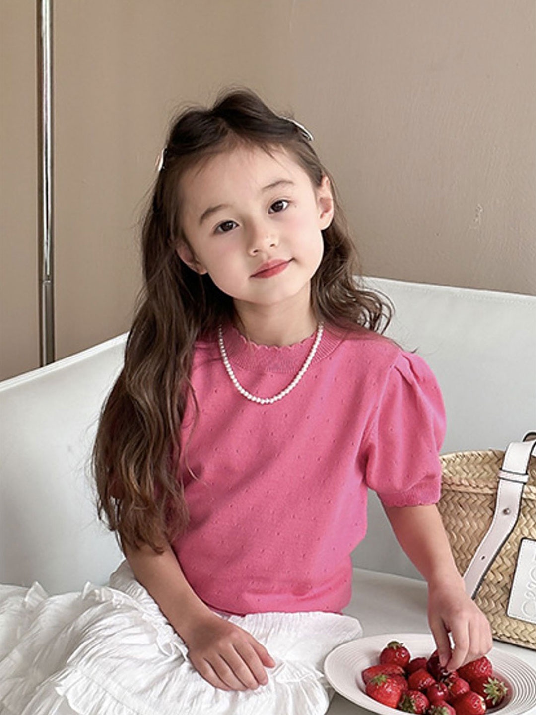

LULU & SKY Top, Pink