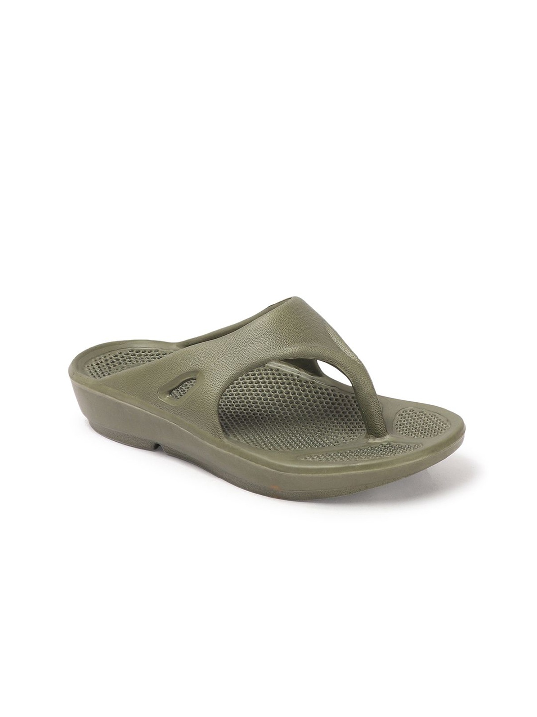 

The Roadster Lifestyle Co Women Soft & Comfortable Thong Flip Flops, Olive