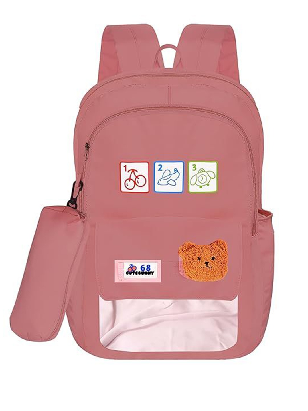 

Optima Backpack With Pouch, Pink