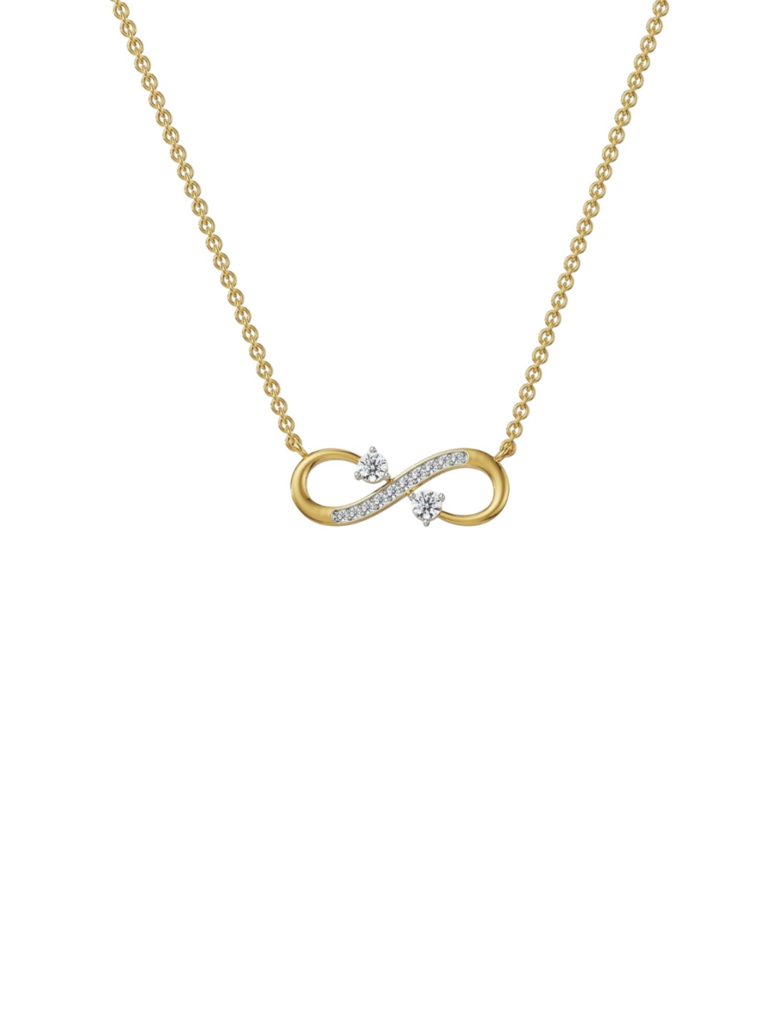 

Emori Infinity Diamond Necklace, Gold