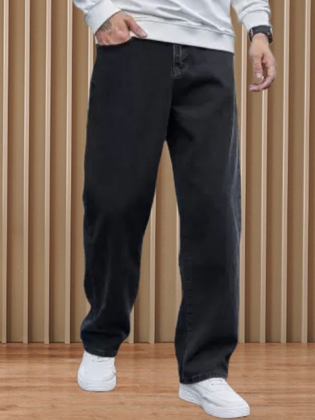 

COMFITS Men Classic Jogger Jeans, Black
