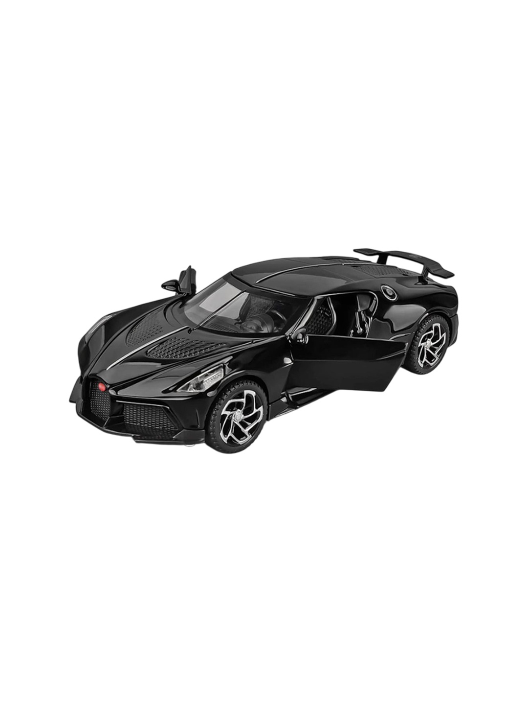 

DEZICON 1:32 La Voiture Scale Model Pull Back Car, Black