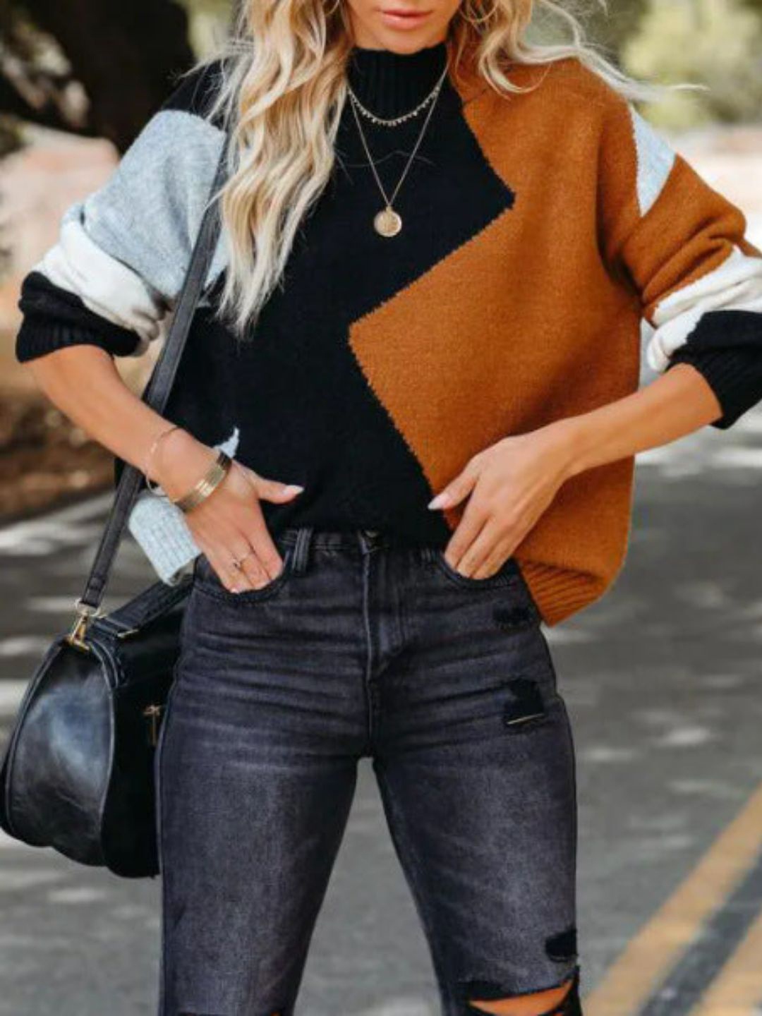 

Oh Rare Women Printed Pullover, Orange
