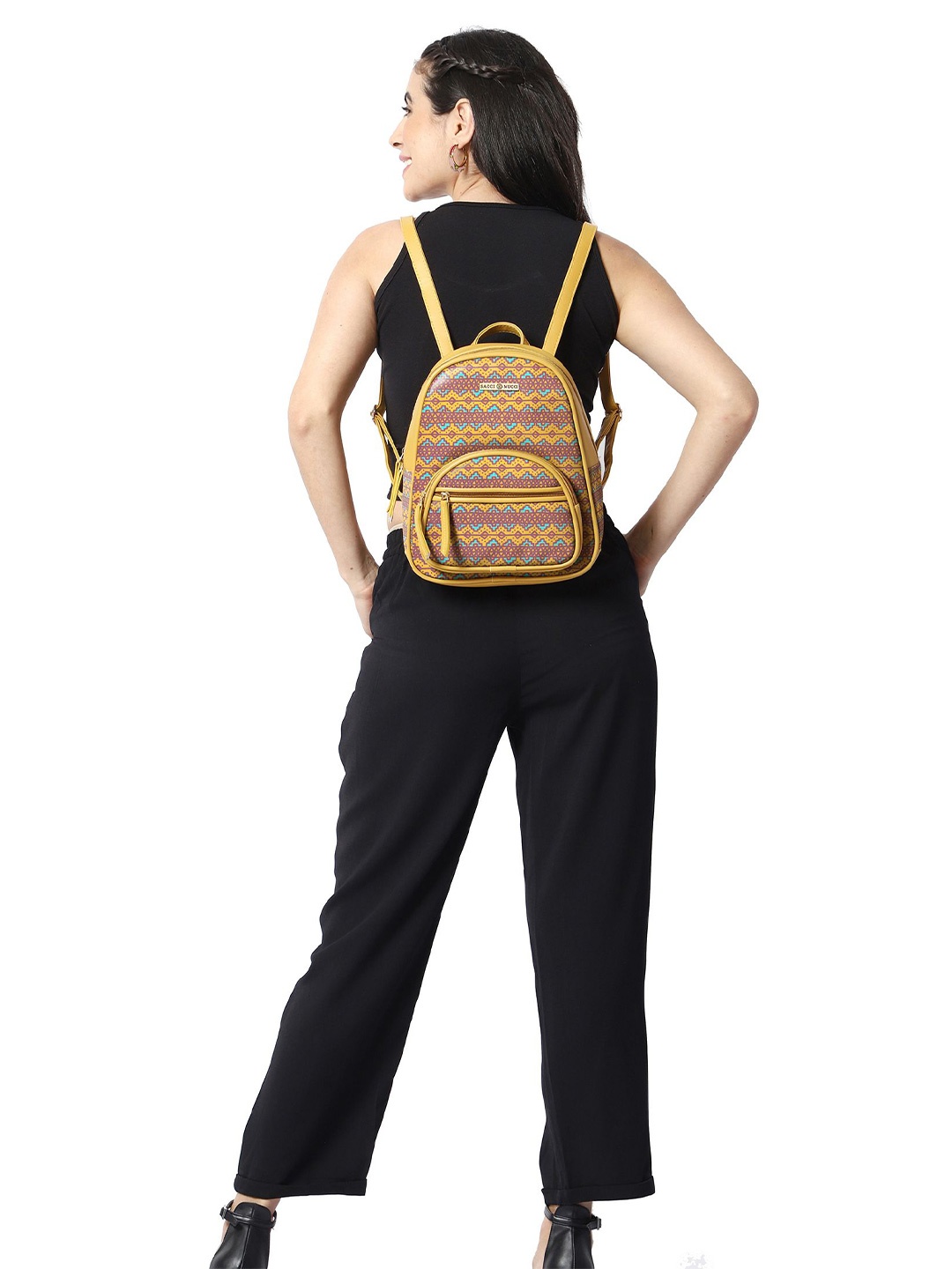 

Sacci Mucci Women Backpack, Yellow