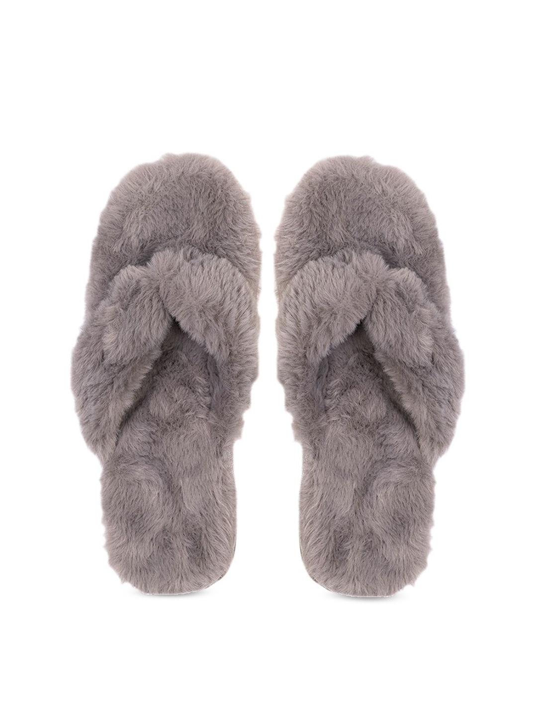 

WOLVESDEN Women Room Slippers, Grey