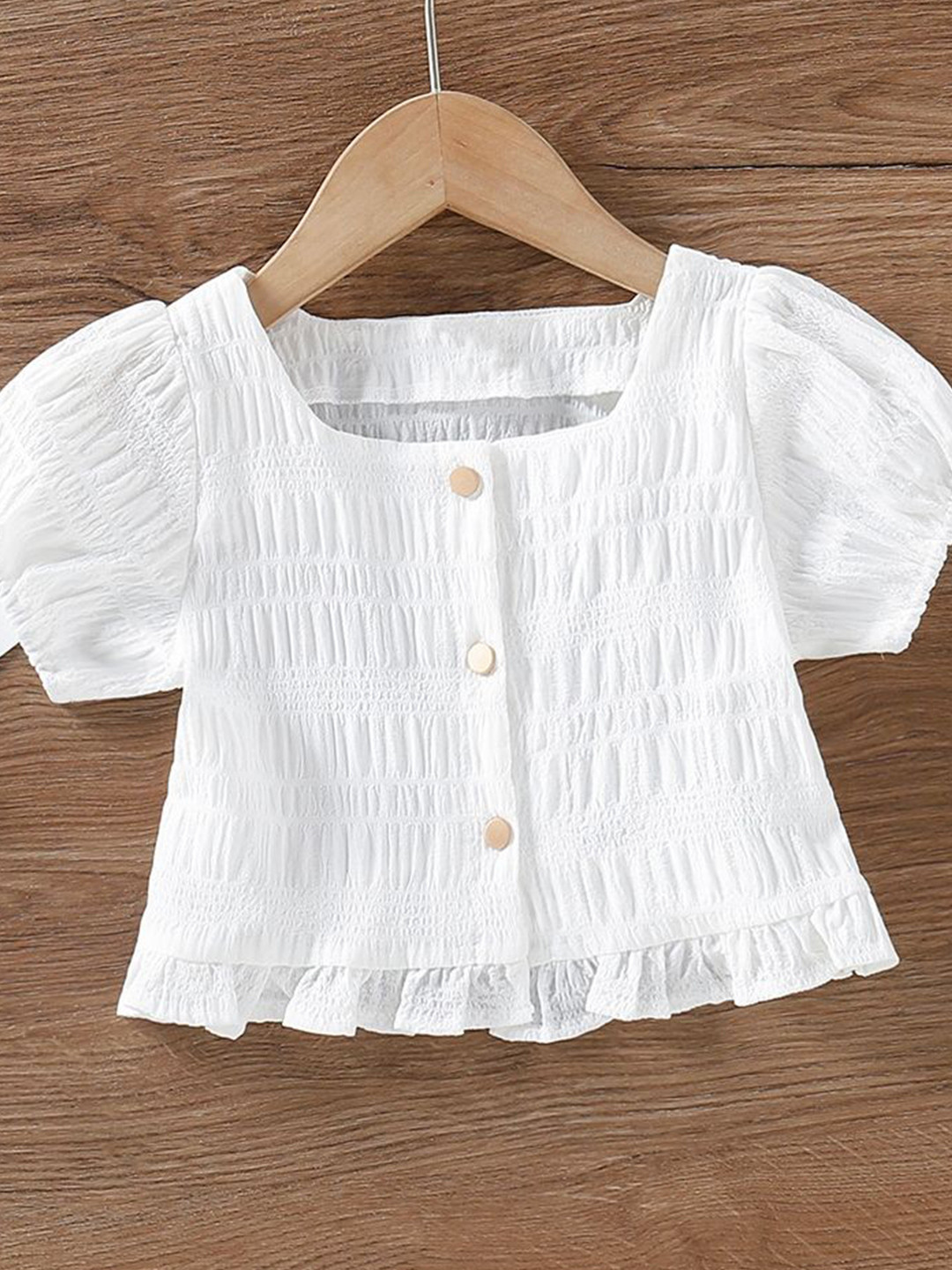 

LULU & SKY Cotton Top, White