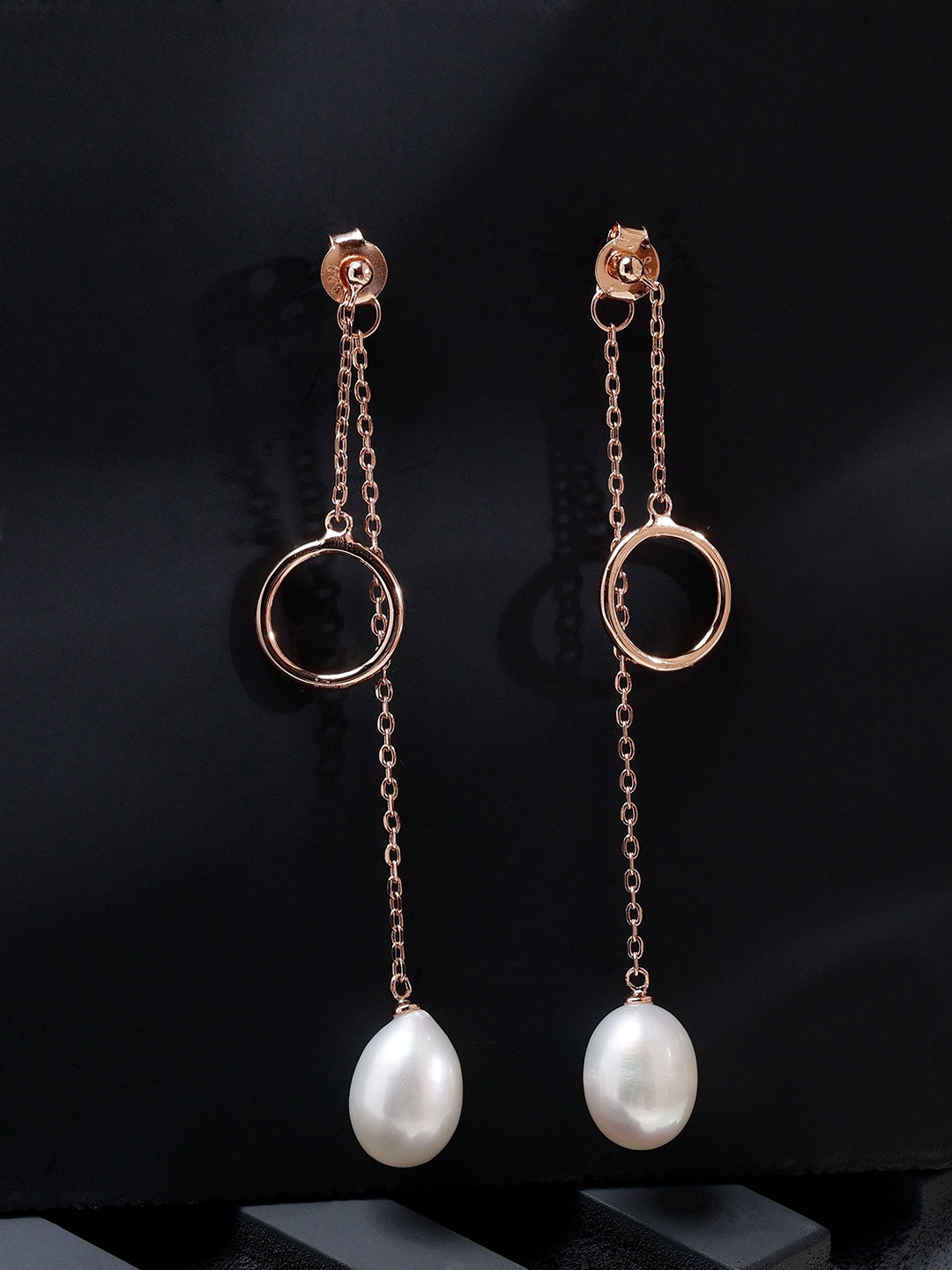 

DIAVO Contemporary Drop Earrings, Copper
