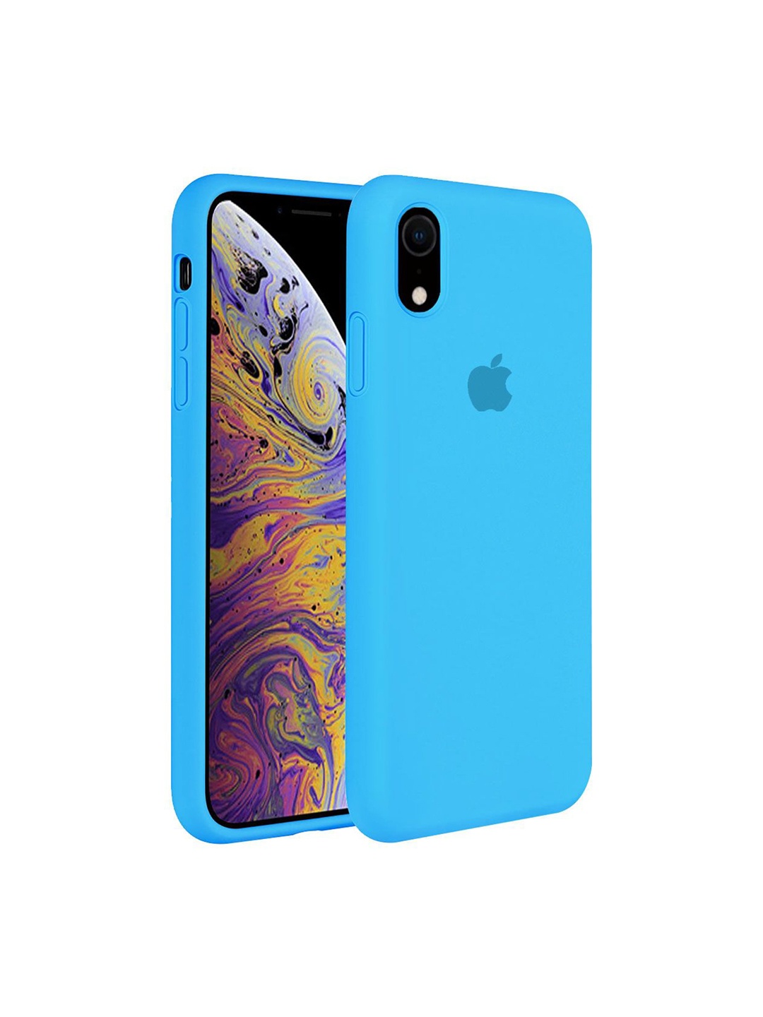 

LIRAMARK Solid Printed iPhone XR Back Case Mobile Accessories, Blue