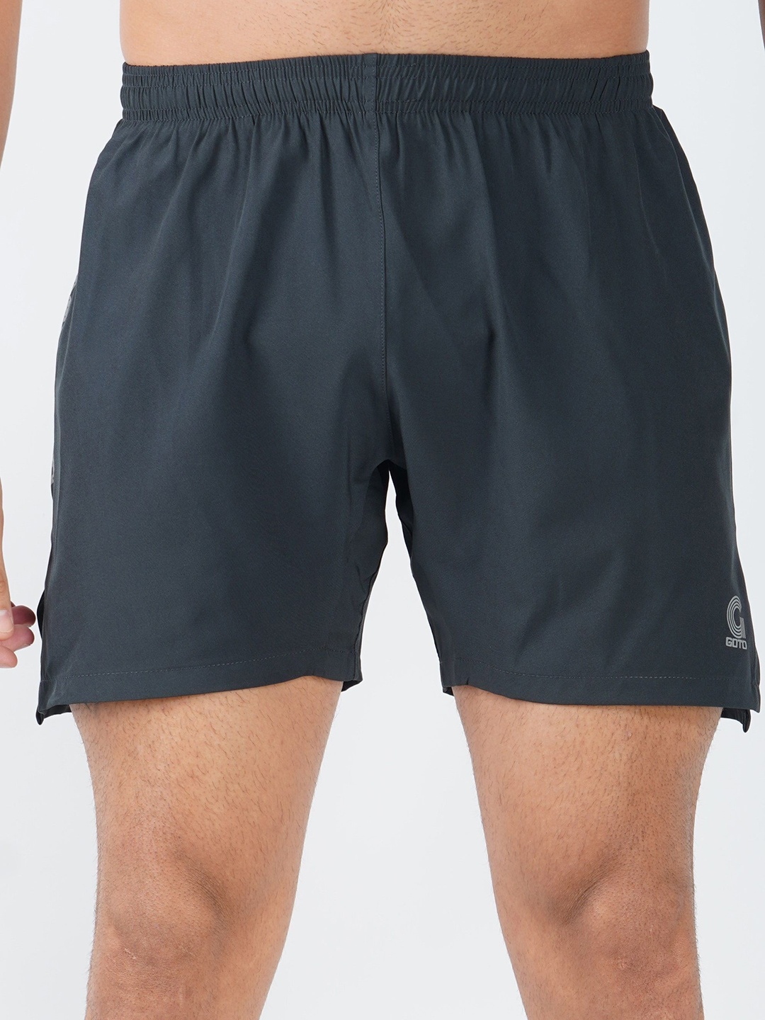 

GOTO Men Training or Gym Sports Shorts, Grey