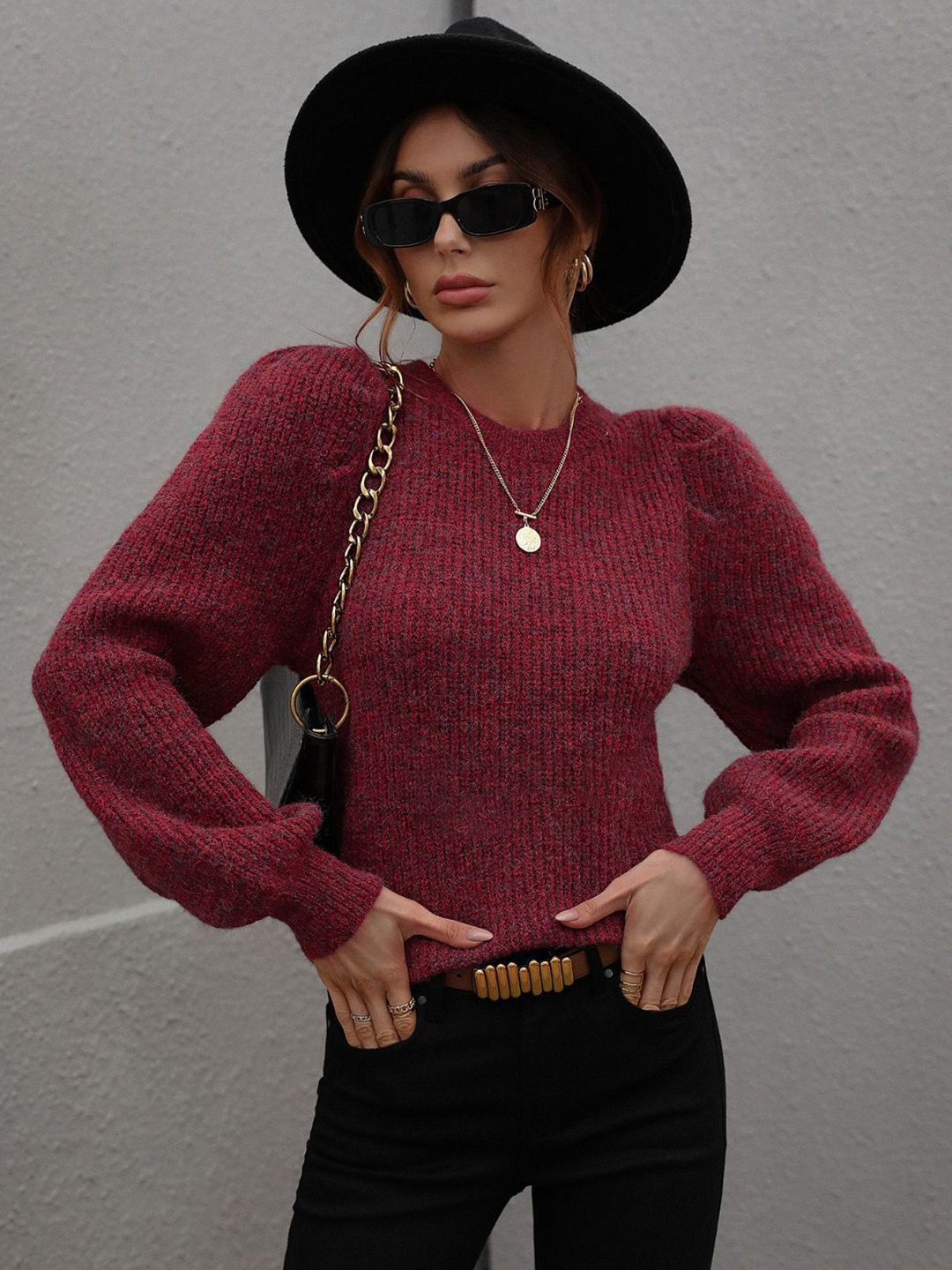 

Oh Rare Women Pullover, Red