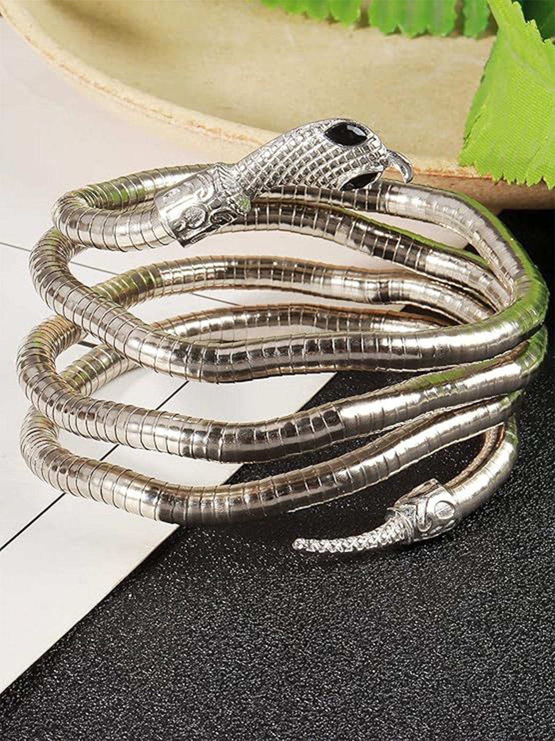 

SUBHAGALANKAR Silver-Plated Necklace