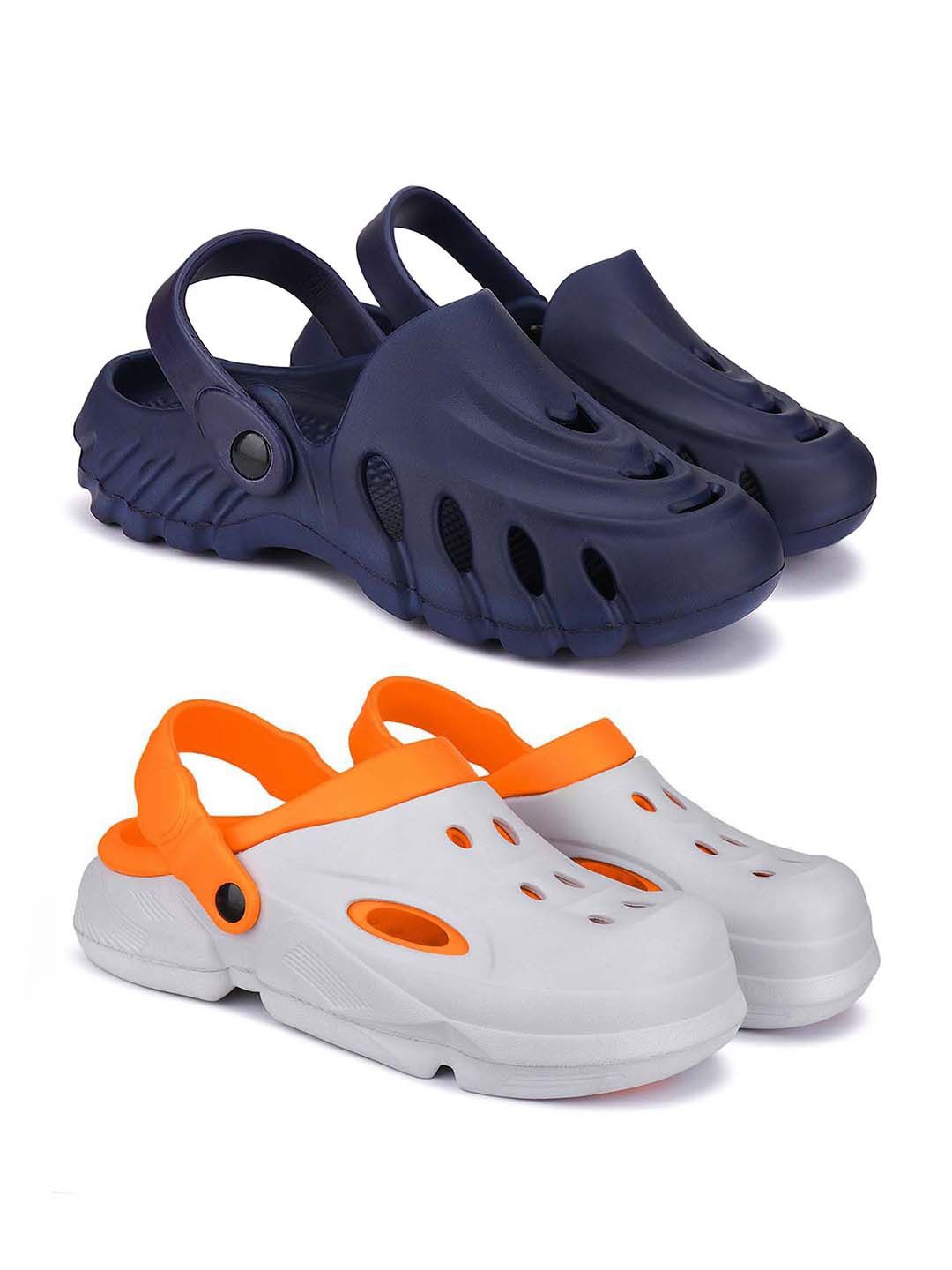 

BERSACHE Men Clogs, Navy blue