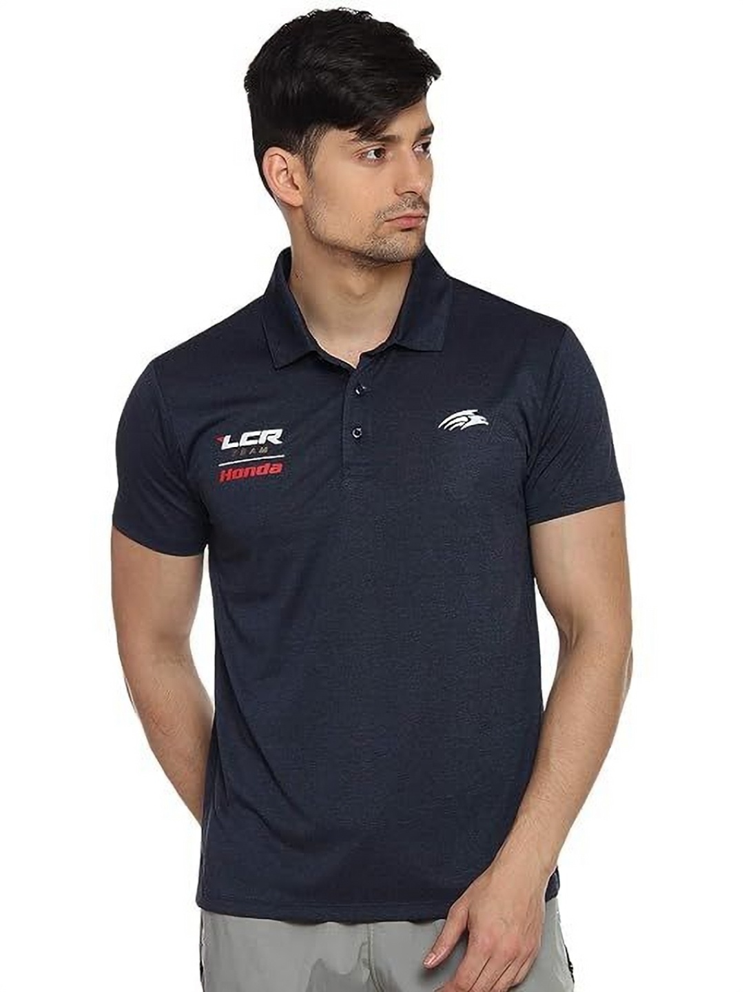 

PERF Men Polo Collar T-shirt, Blue