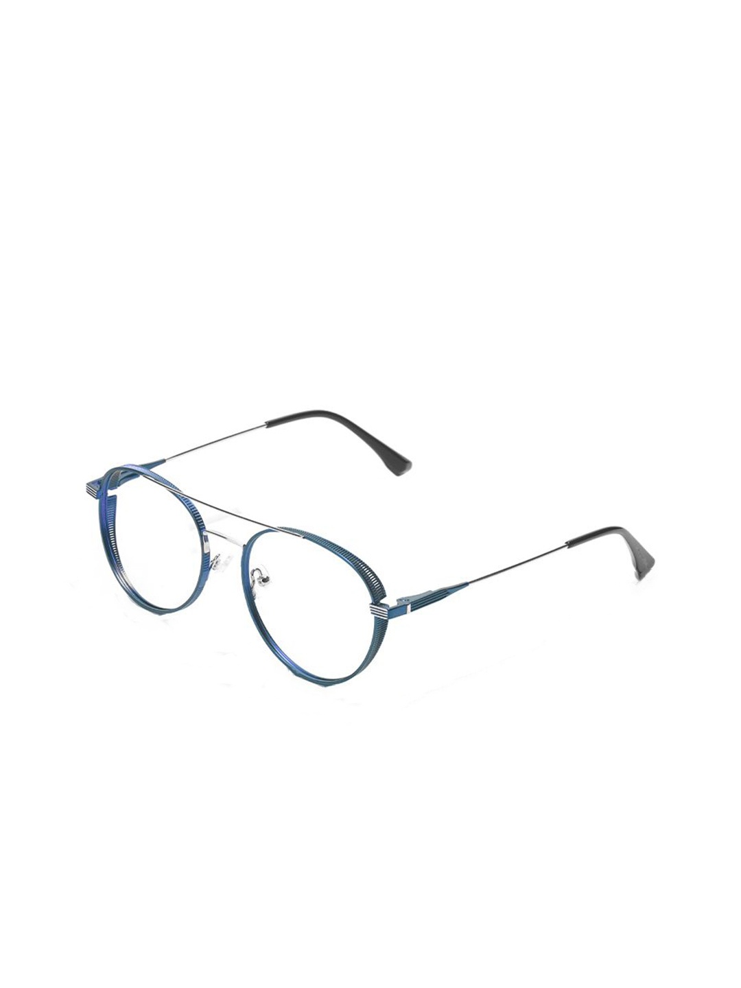 

SAM & MARSHALL Unisex Full Rim Round Frames, Silver