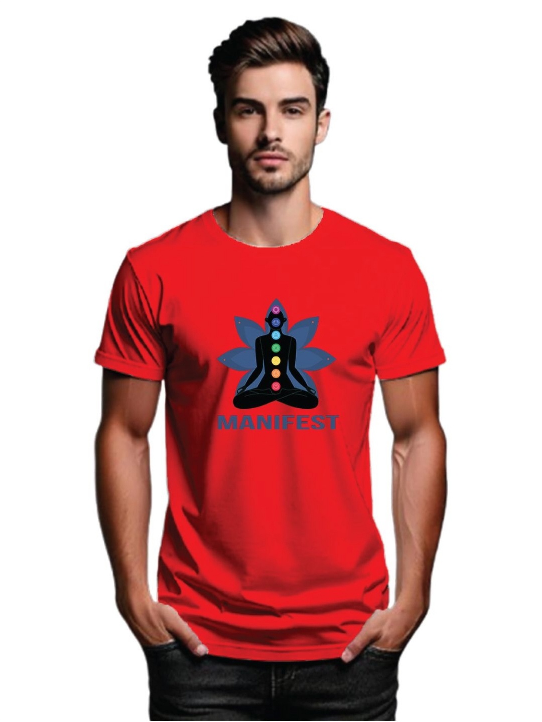 

Tantra Men Printed T-shirt, Red