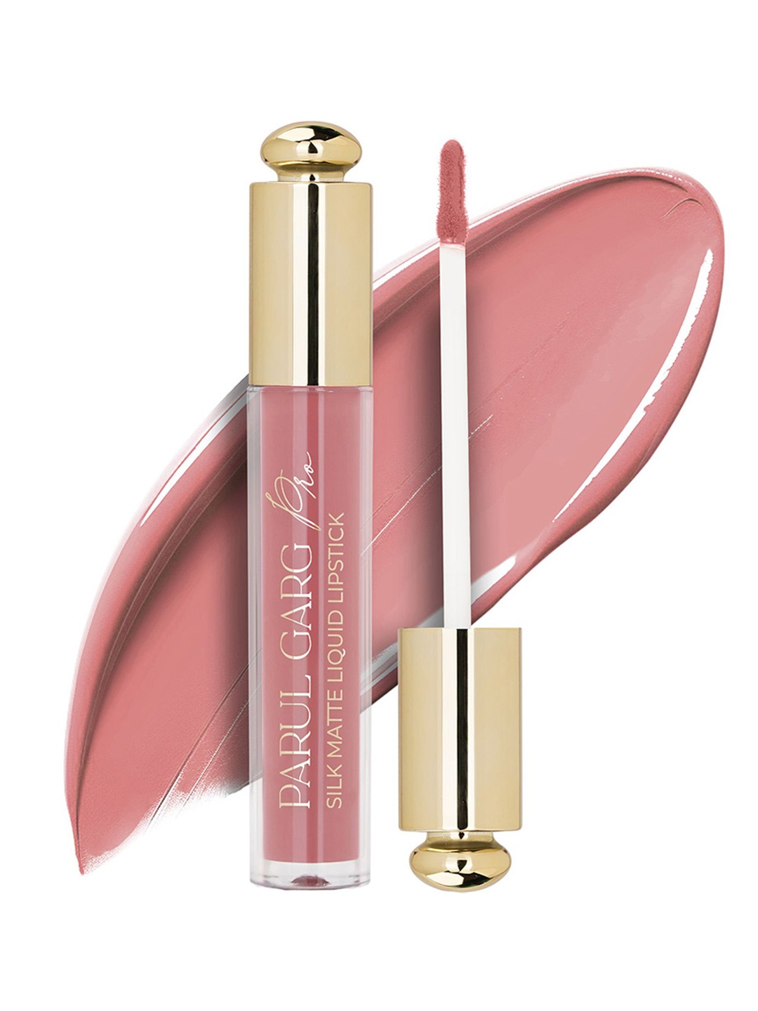 

Parul Garg Silk Matte Waterproof Liquid Lipstick - 3 ml Zinnia, Pink