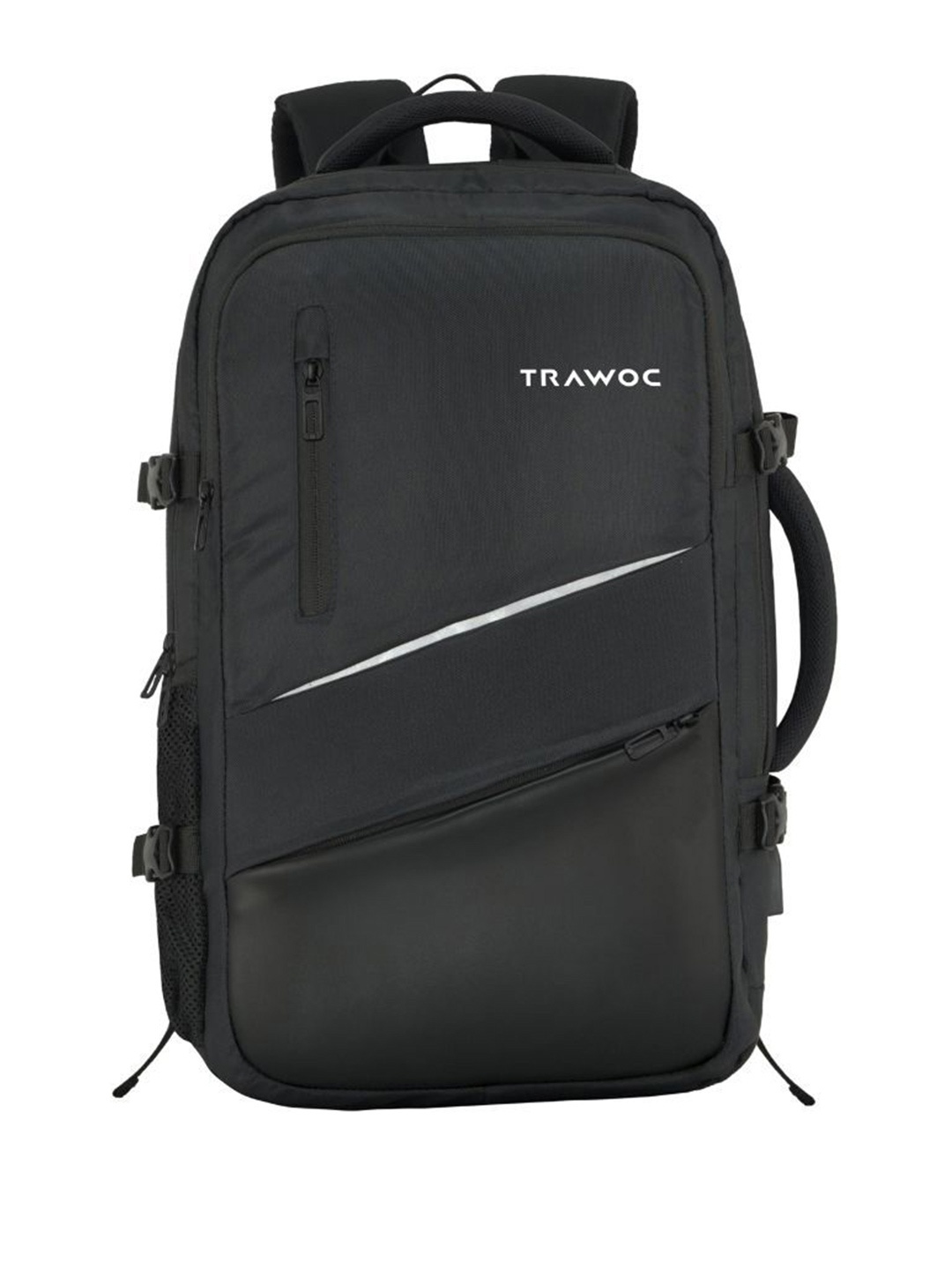 

Trawoc 25L Laptop TPB02 Stylish Bag with USB Charging Port Backpack, Black