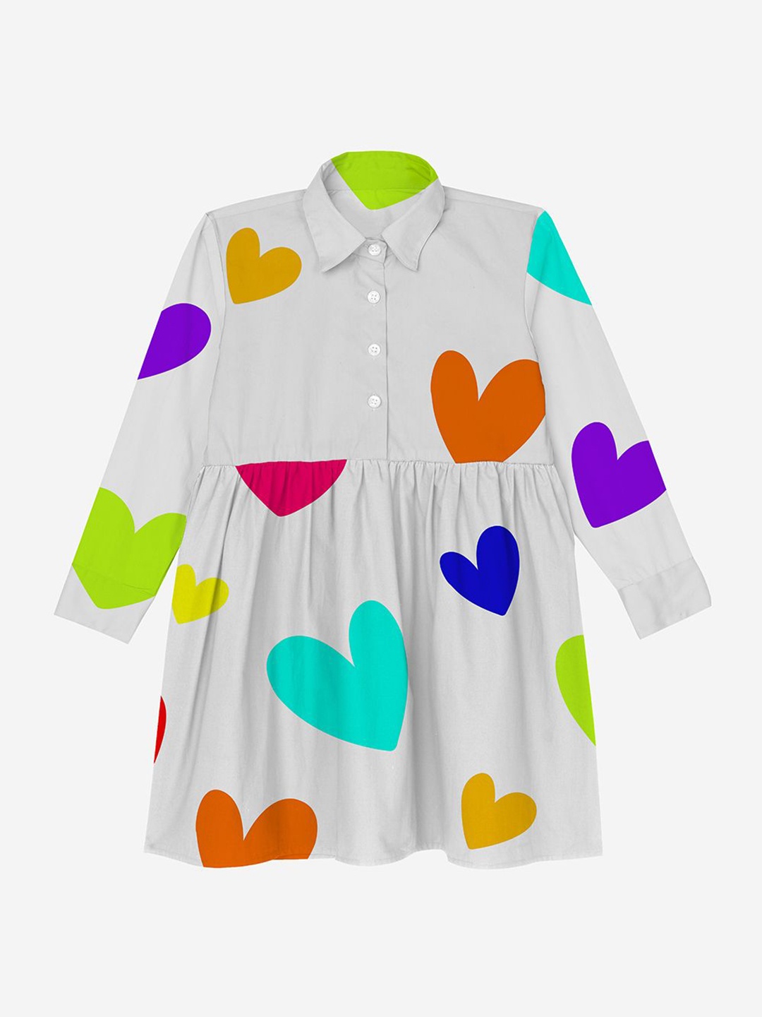 

Anaario Print Organic Cotton A-Line Dress, White