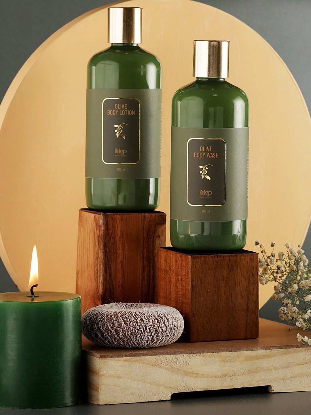 

IGP Natural Olive Bath And Skin Care Gift Tray, Multi