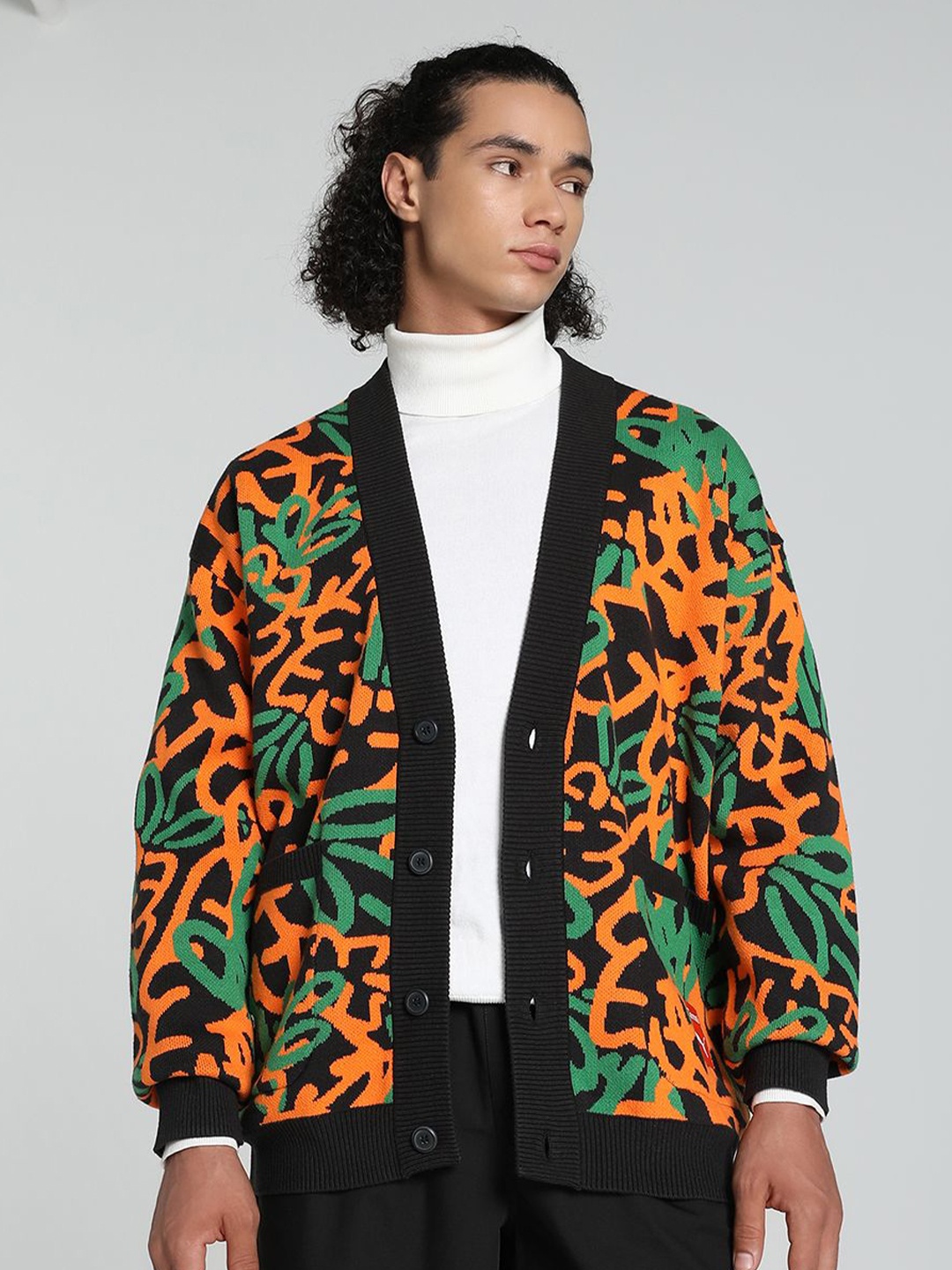 

Puma Carrots Relaxed Fit Cardigan, Black