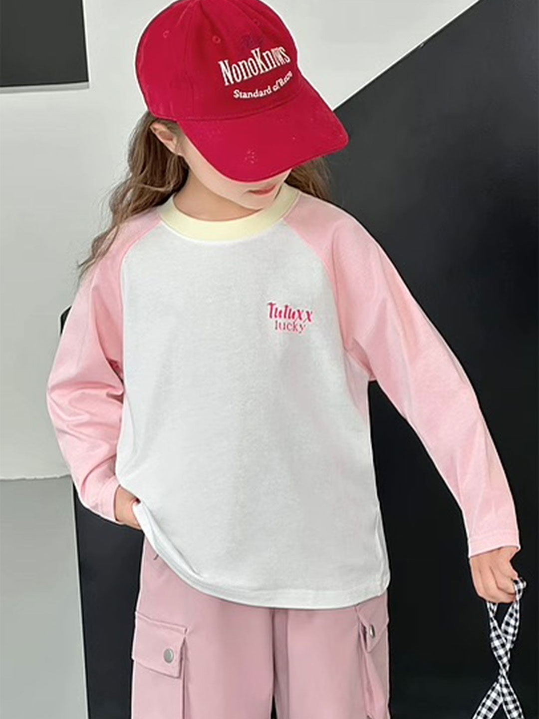 

LULU & SKY Cotton Top, Pink