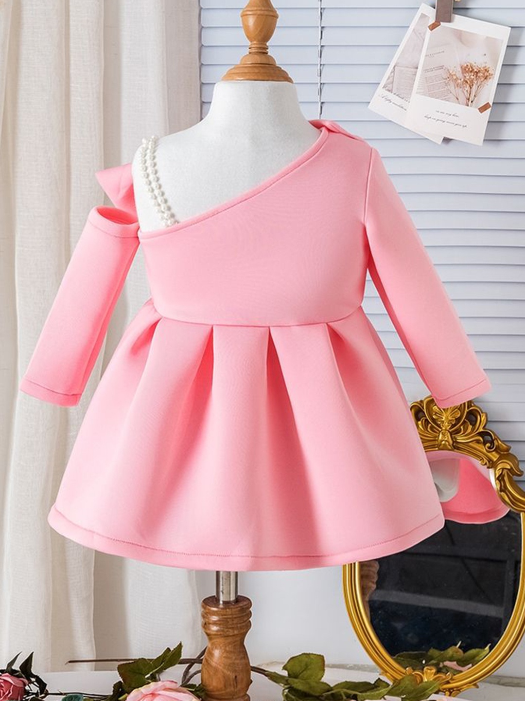 

LULU & SKY Fit & Flare Dress, Pink