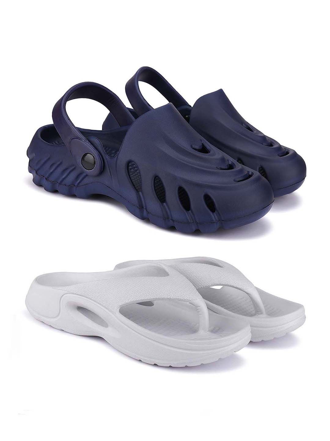 

BERSACHE Men Clogs, Grey